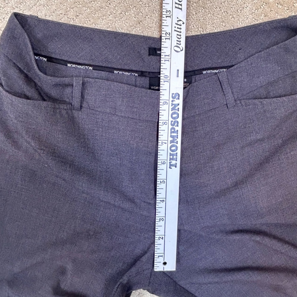 Worthington Modern Fit Gray Dress Pants - Picture 7 of 10